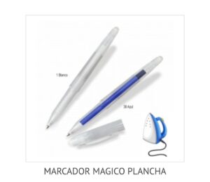 Marcador mágico borrado al planchar